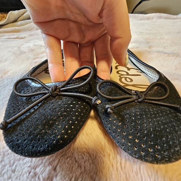 Sam Edelman Ainsley Black Ballet Flats - Picture 4 of 8